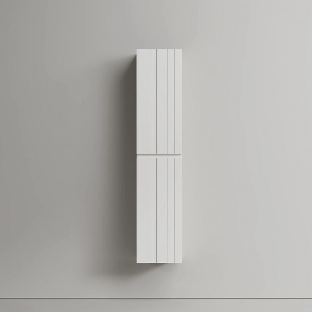 Шкаф-пенал Sancos Ламель / Lamel 35x35x165 подвесной, белый матовый / bianco — МЕБ008793 — фото 2