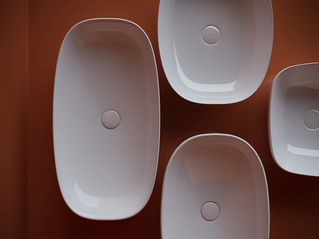 Раковина накладная Ceramicanova Элемент / Element 70x37,5x14 без перелива, овальная, белый — РАК010104 — фото 6