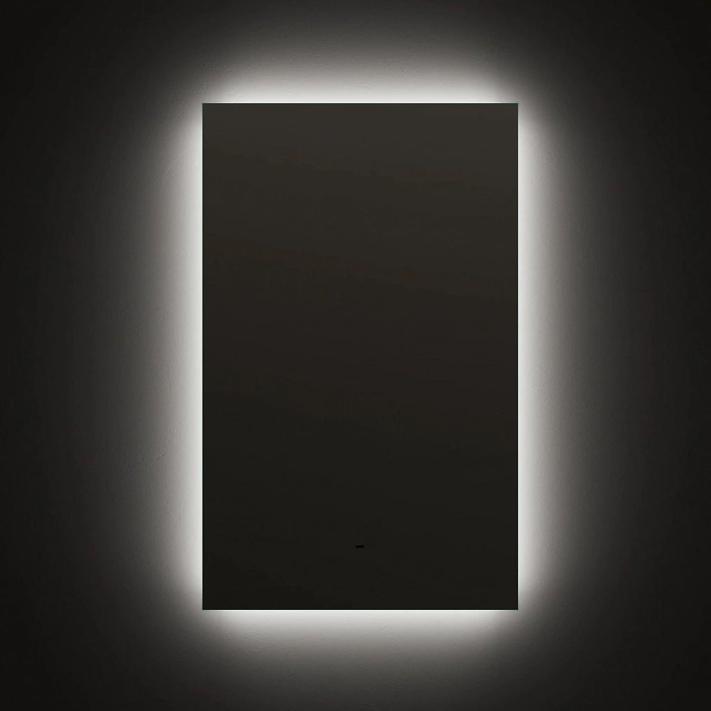 Зеркало Sancos Поле / Square 50x80 светодиодная подсветка 6000K, управление взмахом руки, диммируемая регулировка подсветки — ЗЕР010411 — фото 3