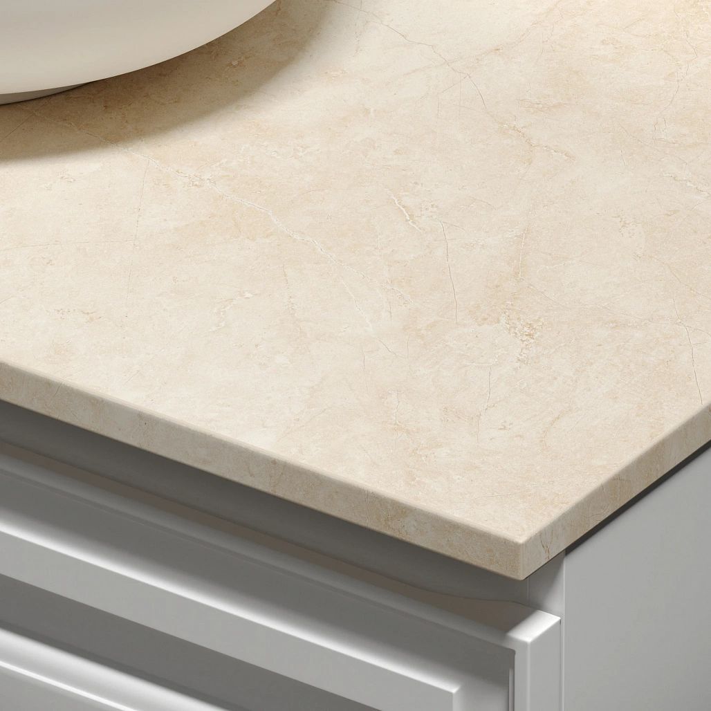 Тумба под столешницу Sancos Самая / Very 99,5x44,5x40,6 подвесная, белый матовый / bianco, столешница без отверстия под смеситель, креман / kreman — МЕБ009502 — фото 9