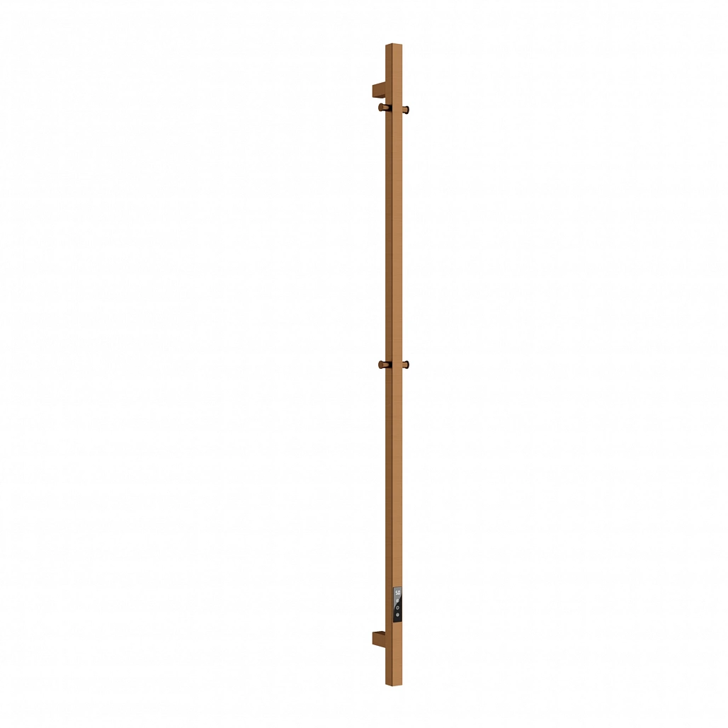 Полотенцесушитель электрический Sancos Линн / Linn 150x3 I-образный, вакуумное напыление (PVD-покрытие), брашированная бронза — ПОЛ009991 — фото 1