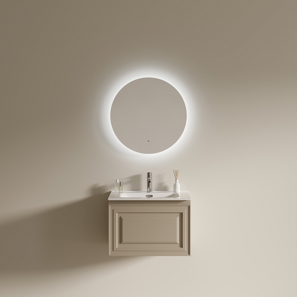 Зеркало Sancos Сфера 2.0 / Sfera 2.0 60x60 светодиодная подсветка 2700K/4000K/5000K, управление взмахом руки, диммируемая регулировка подсветки — ЗЕР010337 — фото 7