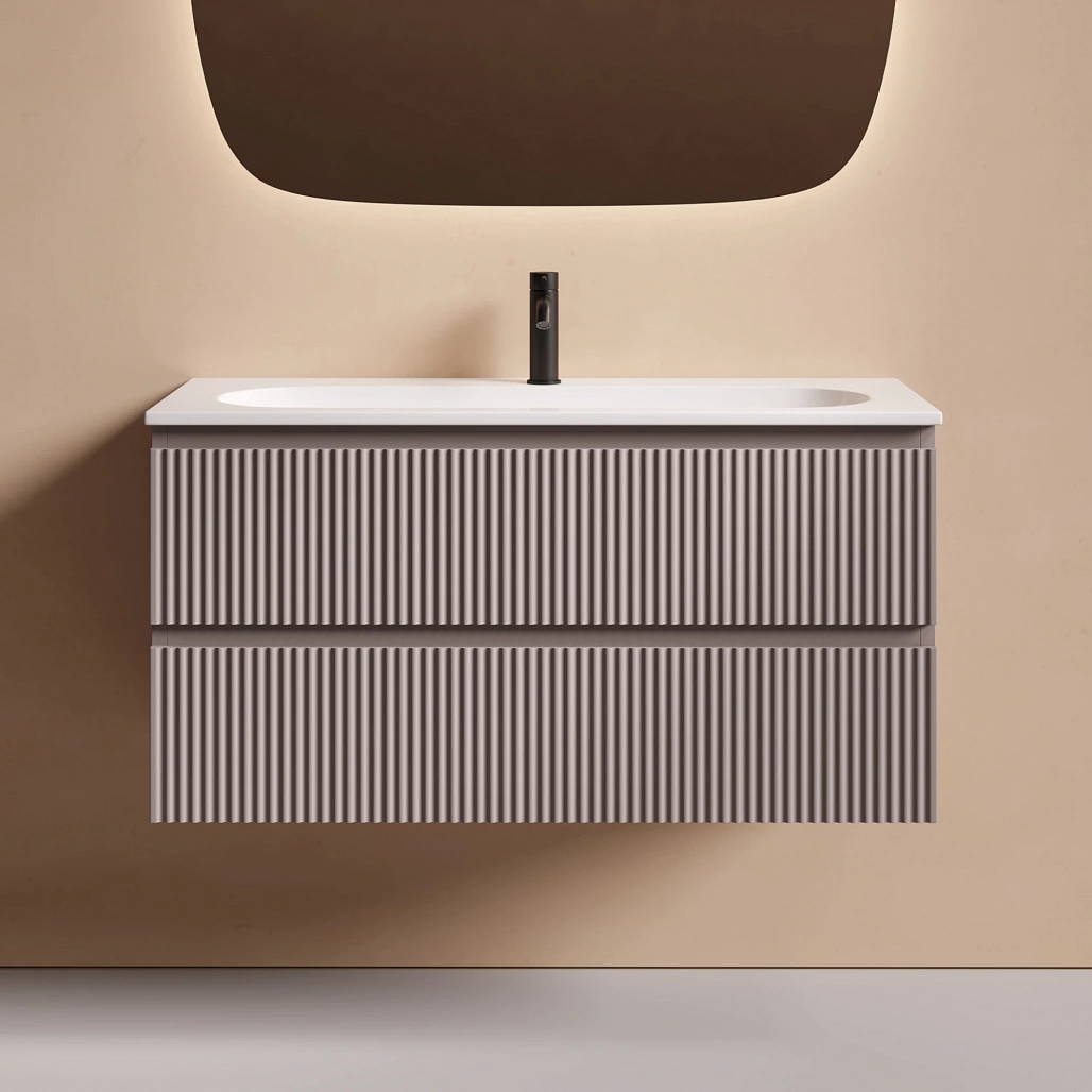 Раковина накладная Ceramicanova Калиста / Calista 101x39,5x12 без перелива, с отверстием под смеситель, прямоугольная, белый — РАК010012 — фото 7