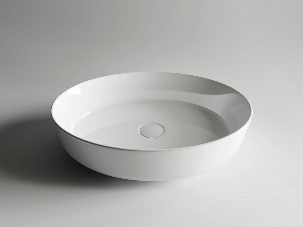 Раковина накладная Ceramicanova Элемент / Element 55x40x14 без перелива, овальная, белый — РАК010102 — фото 5