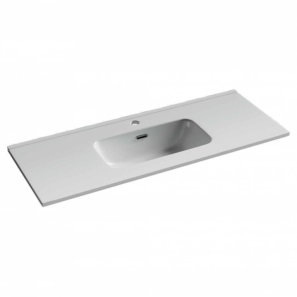 Раковина накладная Ceramicanova Компакт (Compact) 1010x395x175, белый, CN7027
