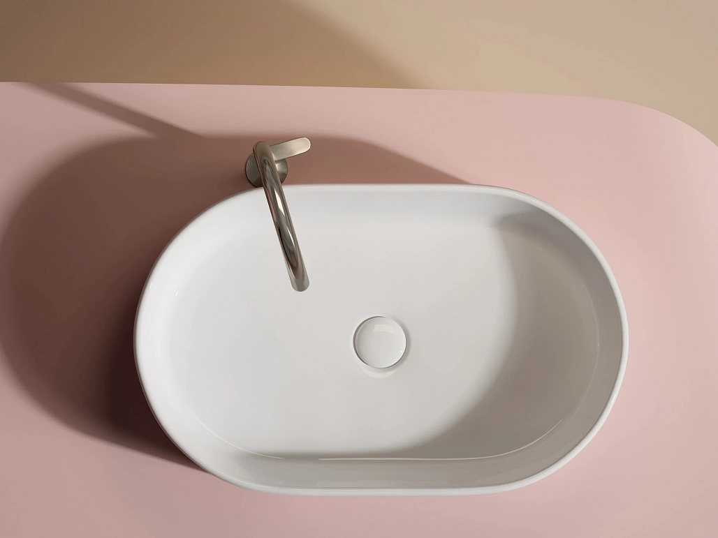 Раковина накладная Ceramicanova Элемент / Element 60,8x38,5x12,2 без перелива, овальная, белый — РАК010103 — фото 2