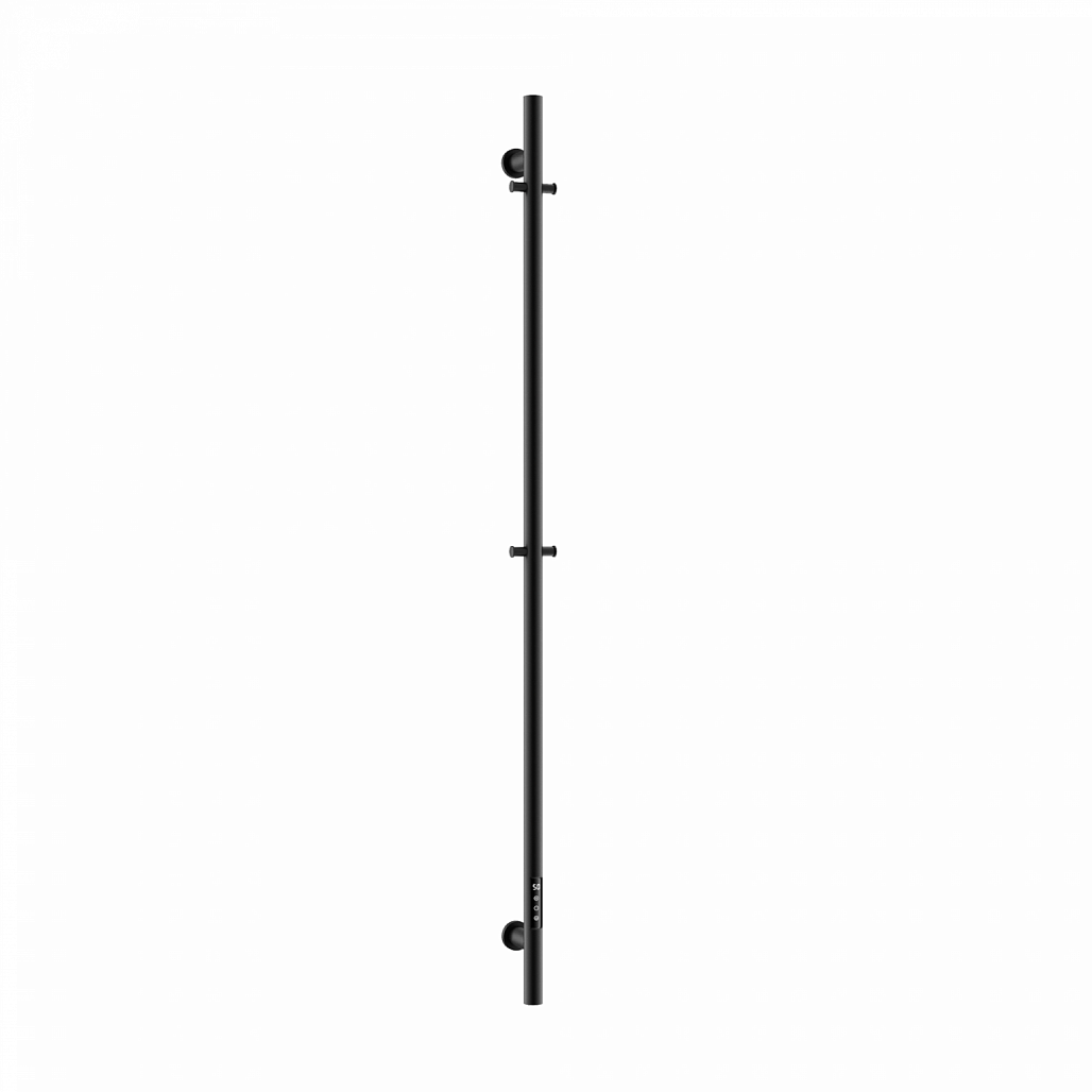 Полотенцесушитель электрический Sancos Этна / Etna SC13001MB 150x3 I-образный, черный матовый