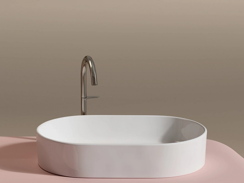 Раковина накладная Ceramicanova Элемент / Element 60,8x38,5x12,2 без перелива, овальная, белый — РАК010103 — фото 5